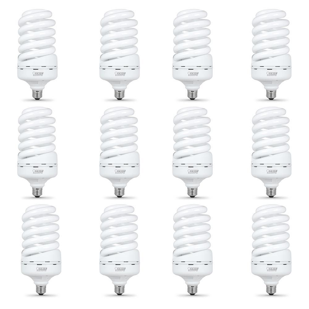 65-Watt Equivalent T5 Spiral Non-Dimmable E26 Base Compact Fluorescent –  PROARB, image size:1000x1000