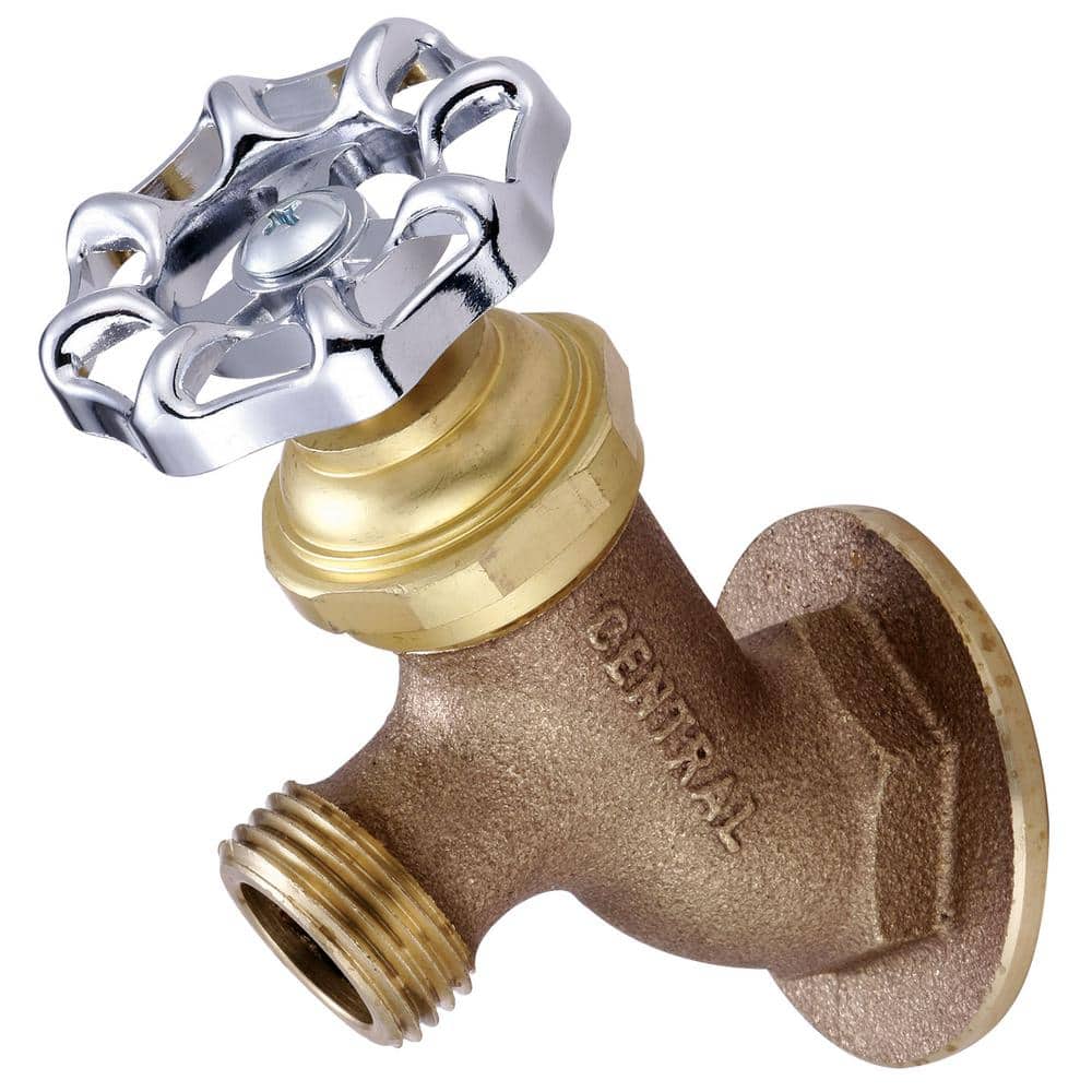 Central Brass Single Handle Wallmount Faucetnull