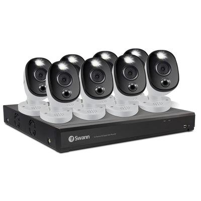 DVR-5580 16-Channel 4K 2TB Security Camera System with Eight 4K Wired Bullet Cameras - Super Arbor