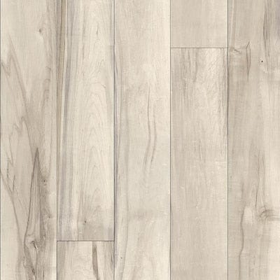 allen + roth Baldwin Maple 7.55-in W x 4.22-ft L Embossed Wood Plank Laminate Flooring