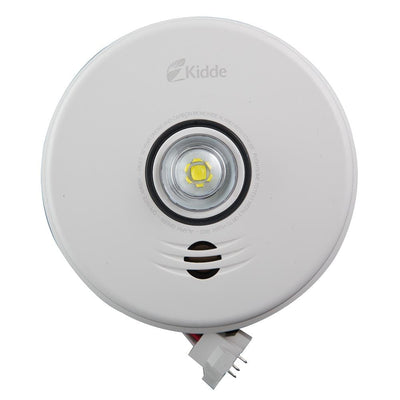 Hardwired 3-in-1 LED Strobe and Combination Smoke and Carbon Monoxide Detector with 10-Year Battery Back Up - Super Arbor