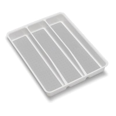 Style Selections 14.98-in x 12.09-in Plastic Cutlery Insert Drawer Organizer