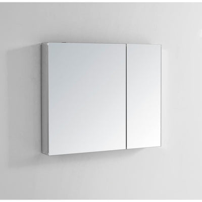 Royale 30 in W x 30 in. H Recessed or Surface Mount Medicine Cabinet with Bi-View Doors - Super Arbor