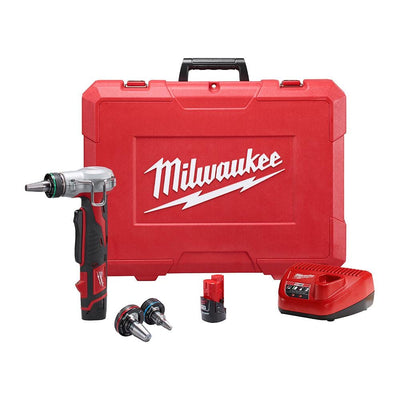 M12 12-Volt Lithium-Ion Cordless ProPEX Expansion Tool Kit with (2) 1.5Ah Batteries, (3) Expansion Heads and Hard Case - Super Arbor