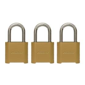 Master Lock 3-Pack 2-in Zinc Combination Padlock - Super Arbor