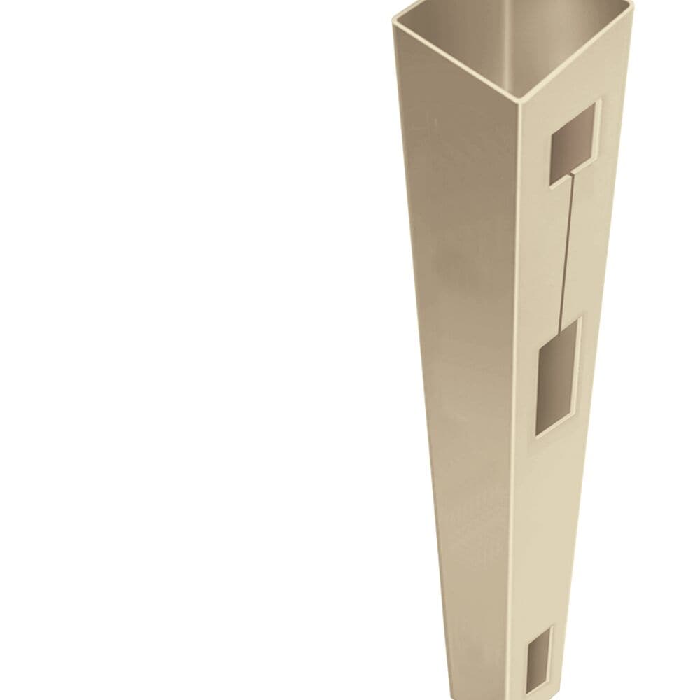 Freedom Post Freedom Conway 9-ft H x 5-in W Sand Vinyl End Fence Post (Unassembled ...
