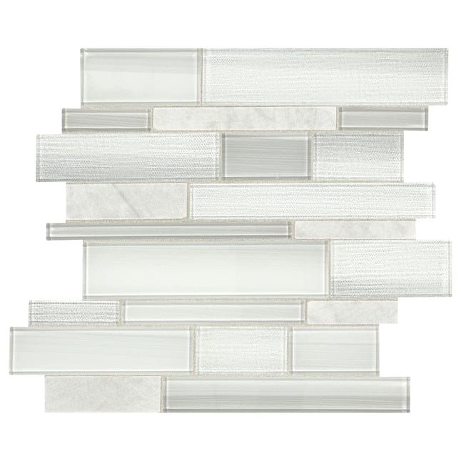American Olean Cole Point Cloud White 12-in x 14-in Polished Natural S ...