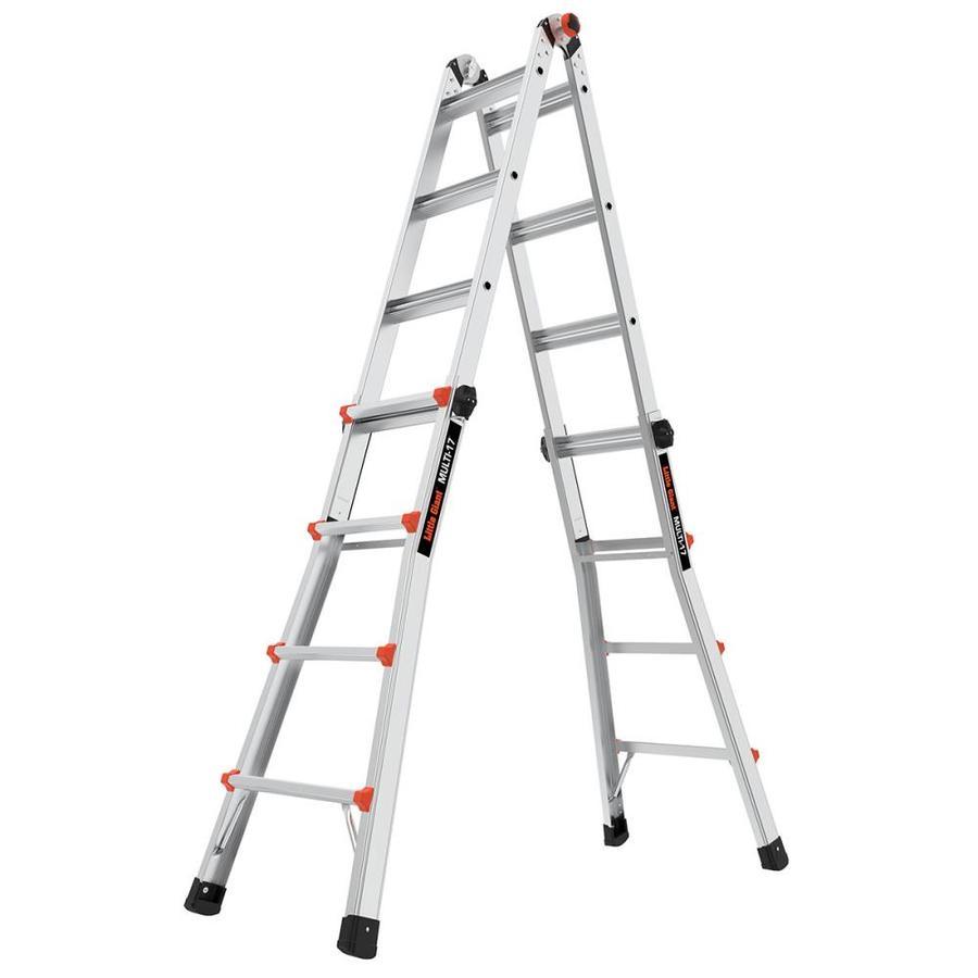 Little Giant Ladders Multi Aluminum 18-ft Reach Type 1A - 300 lbs. Cap ...