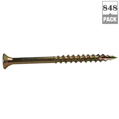 #8 x 2-1/2 in. Phillips Bugle-Head Construction Screw (10 lbs./Box)