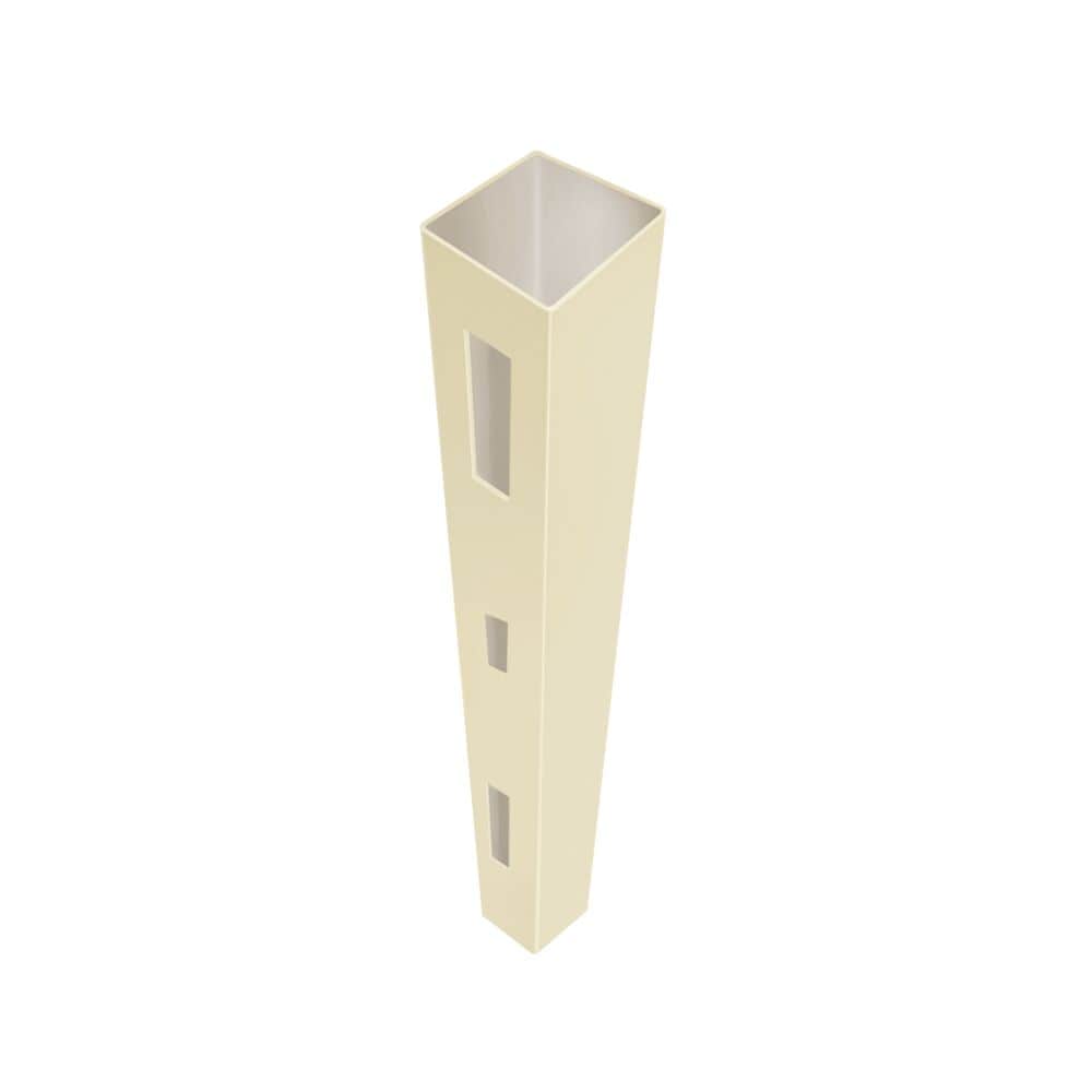 Freedom Oakworth 8.5-ft H x 5-in W Sand Vinyl End Fence Post (Unassemb ...