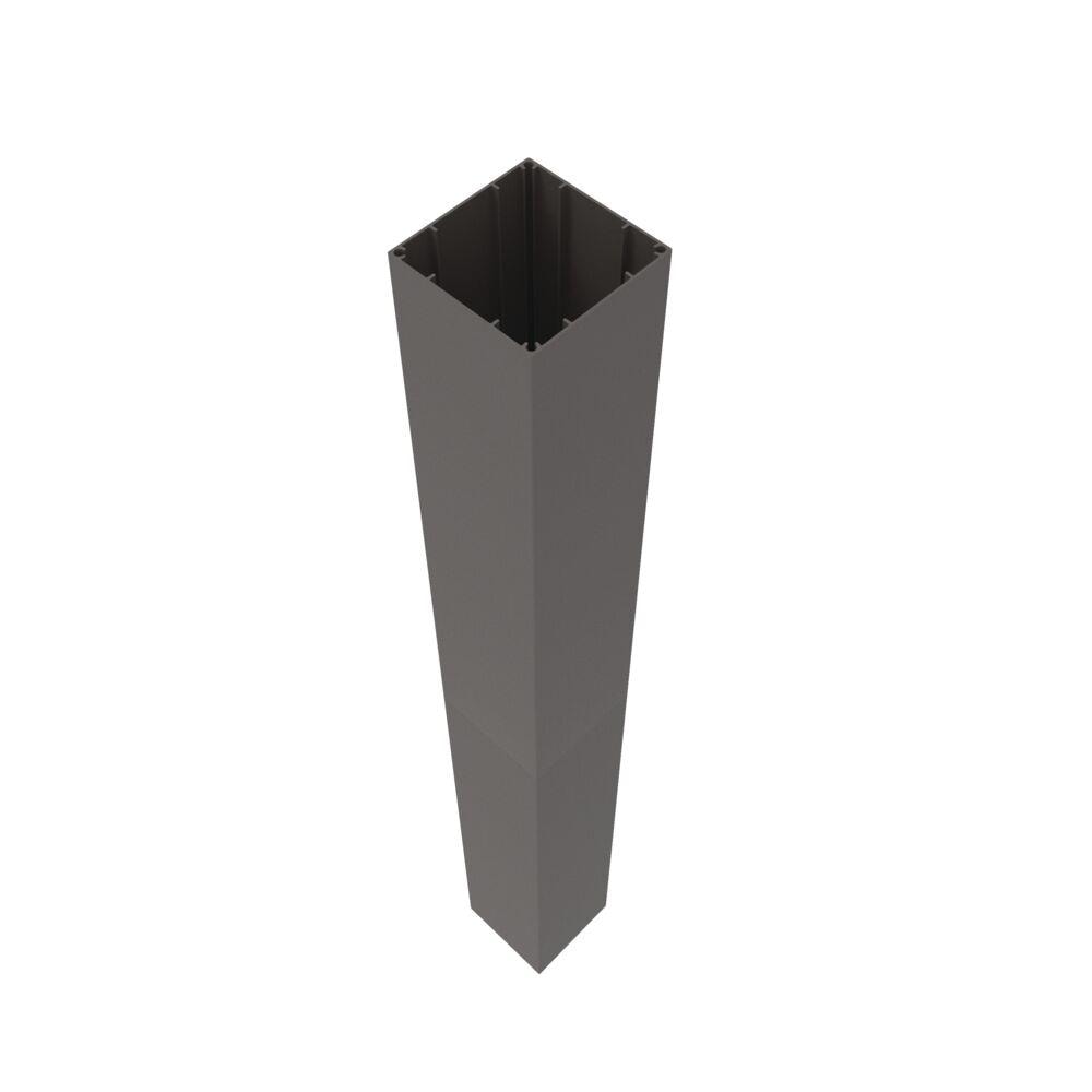 Freedom Post Freedom 4.25-in x 4.85-in x 3-ft Matte Bronze Aluminum Deck Post Sleev ...