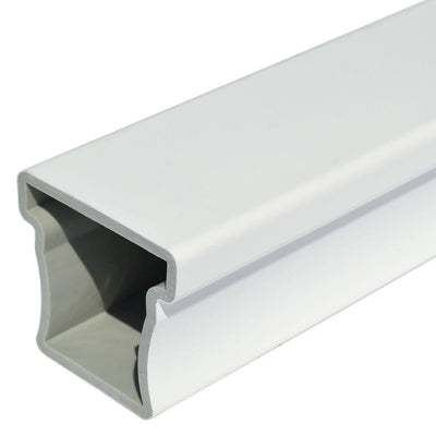 ArmorGuard Enclave 2-3/4 in. x 3 in. x 6 in. White Capped Composite Top Rail Sample - Super Arbor