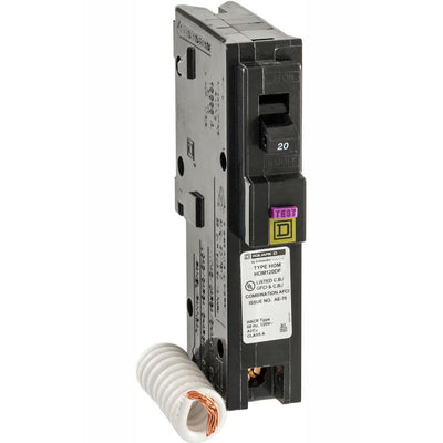 Homeline 20 Amp Single-Pole Dual Function (CAFCI and GFCI) Circuit Breaker - Super Arbor