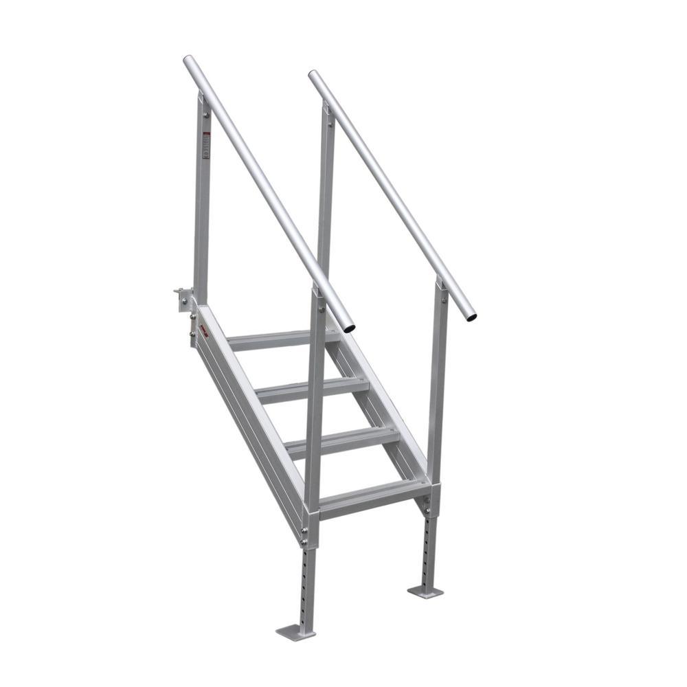 Extreme Max Universal Mount Aluminum Dock Stair - 4-Step – PROARB
