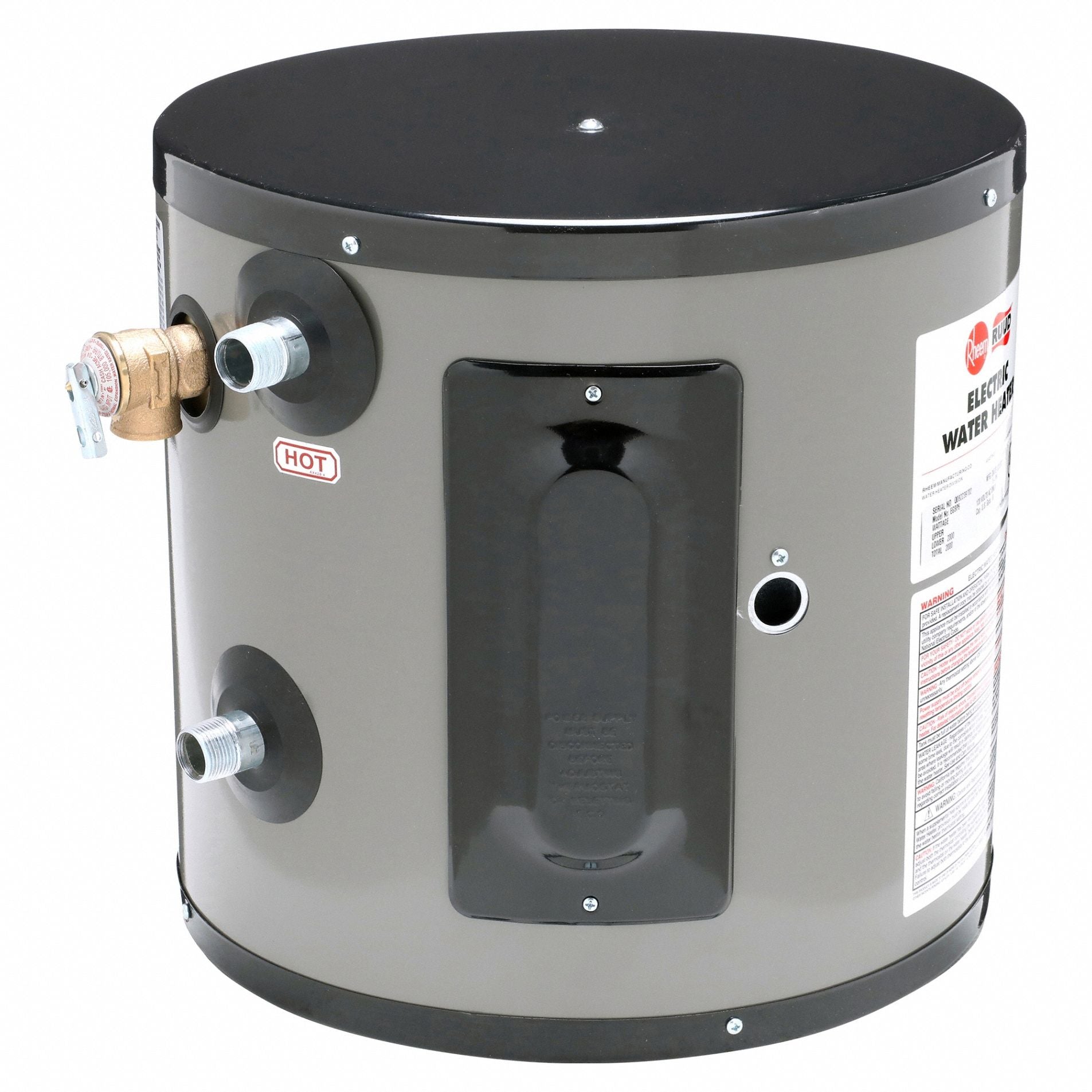RHEEM 6-Gallon Electric Water Heater - 277V, 2,000W, Compact Design ...