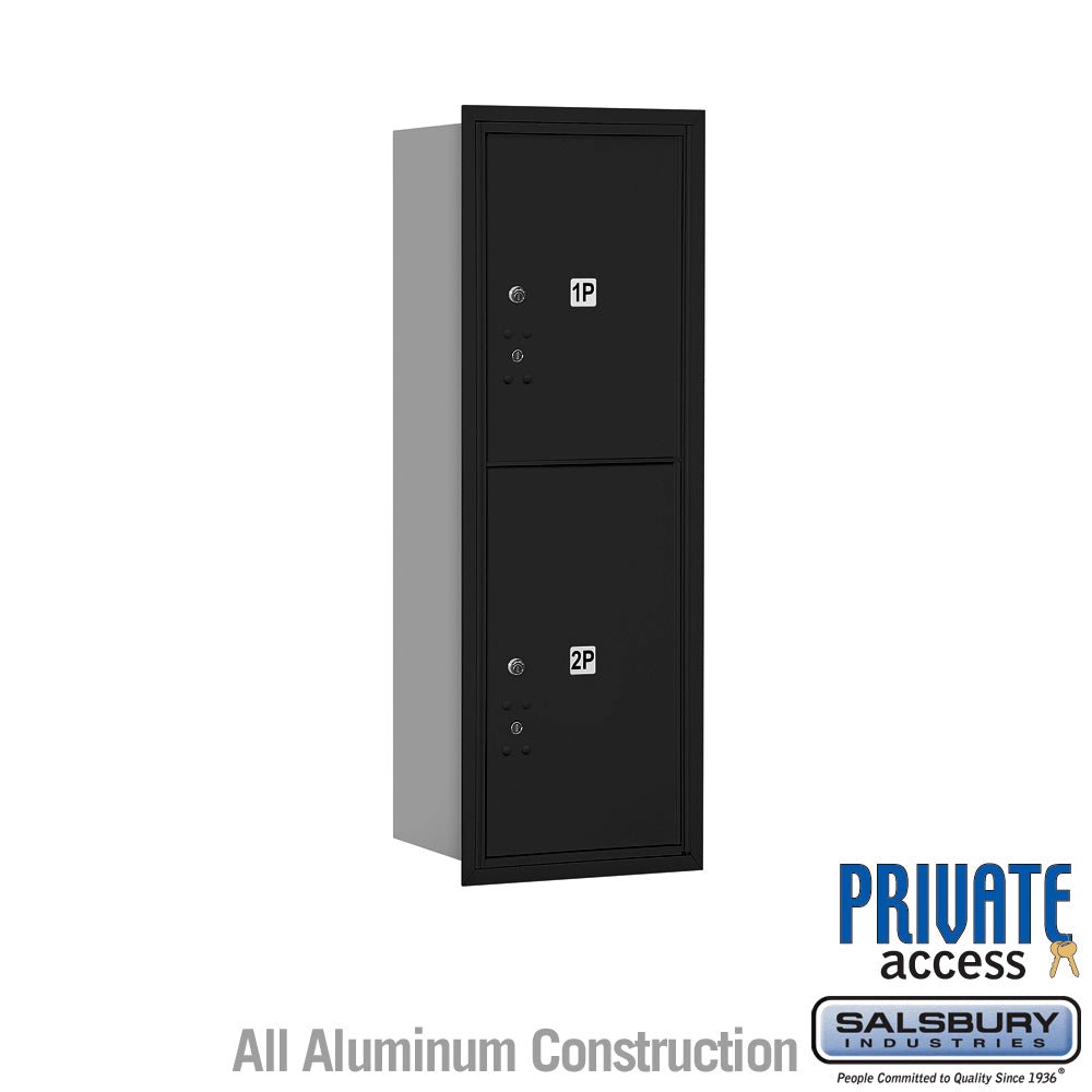 11-Door High Recessed Mounted Parcel Locker with Private Access - Rear ...