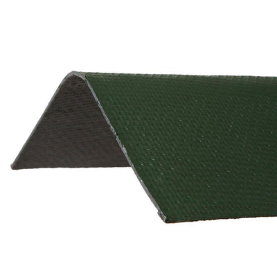 3.29 ft. x 12-1/2 in. Ridge Cap Asphalt Roof Panel in Green - Super Arbor