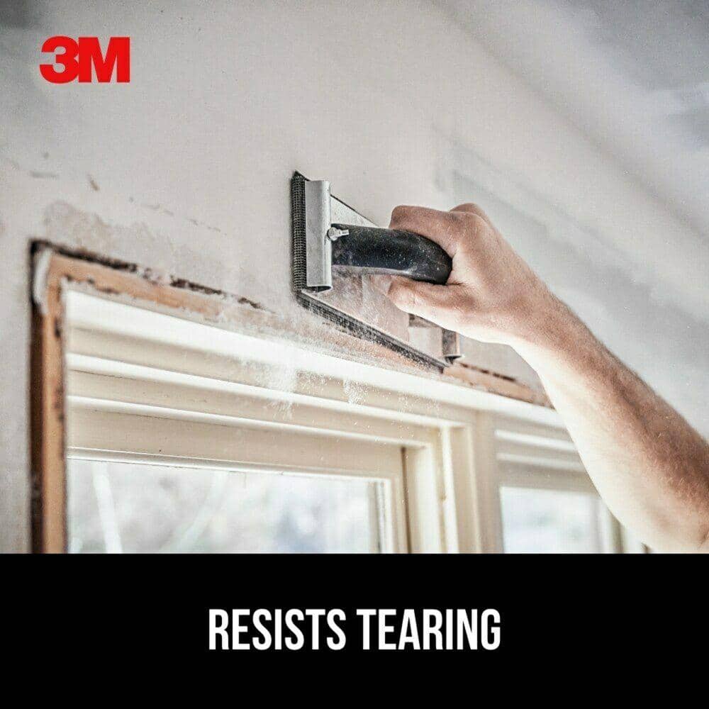 3M 4 3/16 in. x 11 1/4 in. 220 Grit Drywall Sanding Screens (10-Pack ...