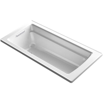 Archer 5.5 ft. Reversible Drain Bathtub in White - Super Arbor