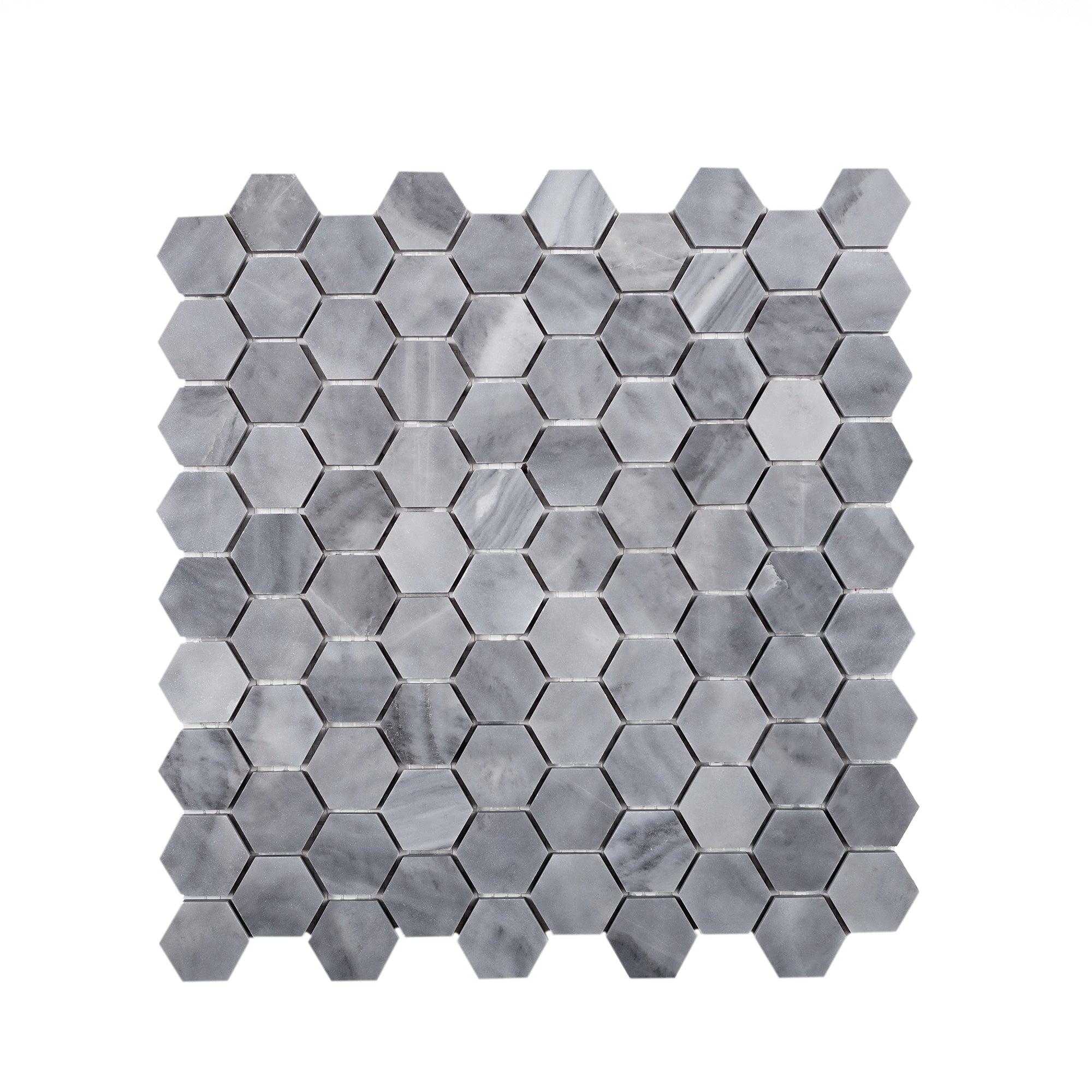 Apollo Tile (Sample) White 4-in x 4-in Polished Marble Honeycomb Floor ...