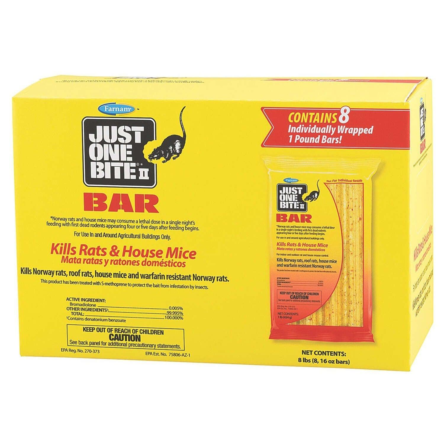 Farnam Just One Bite II Bait Blocks For Mice and Rats 8 pk – PROARB