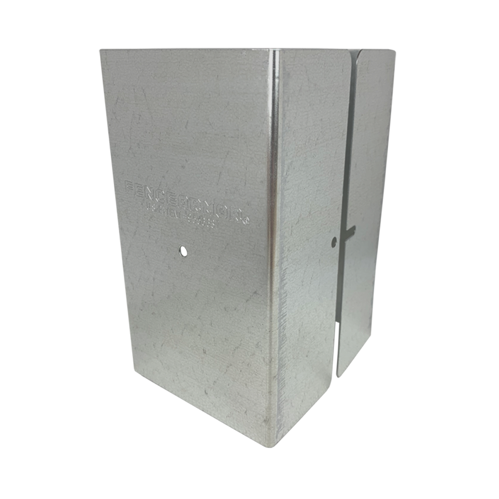 Fence Armor Pro Protection Post Guard 3.51-in Galvanized Steel Bracket ...