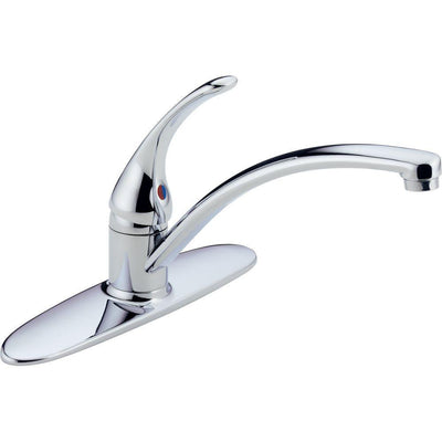 Foundations Single-Handle Standard Kitchen Faucet in Chrome