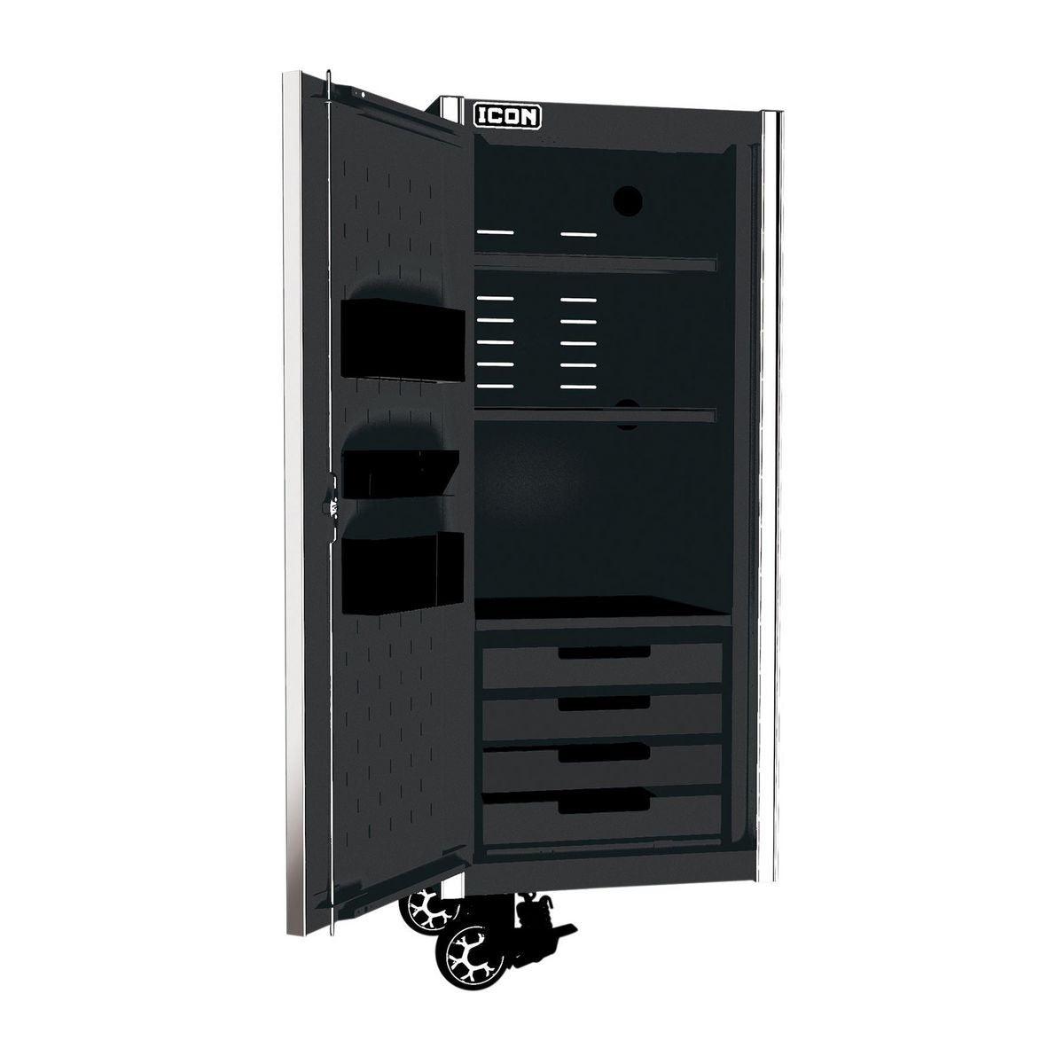 28 in. Professional End Locker - Black – PROARB