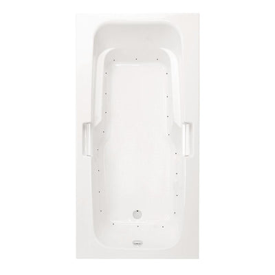 Montrose II 72 in.¬†Acrylic Reversible Drain Rectangular Drop-In Air Bath Tub in White - Super Arbor