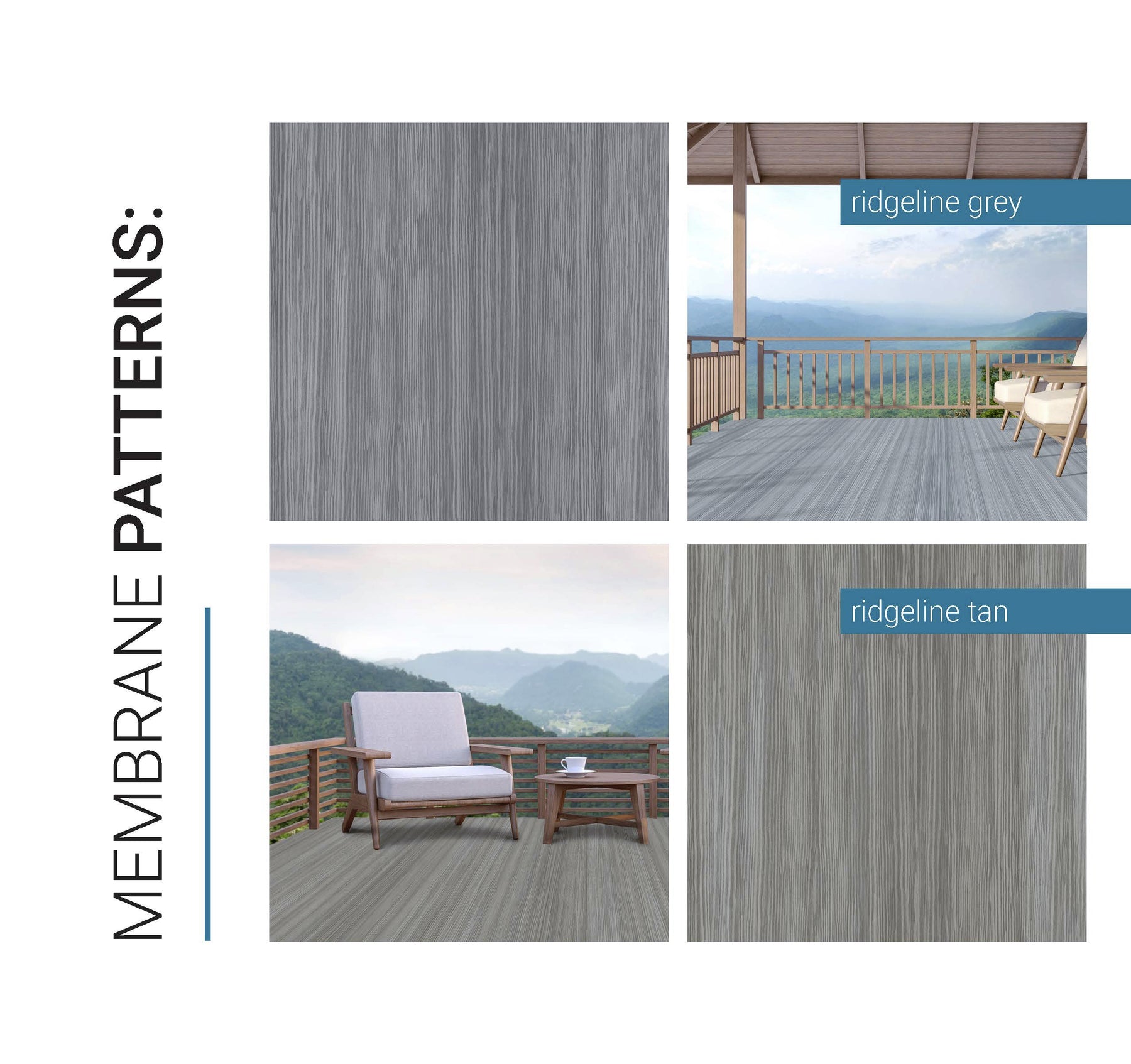 Plastic Ridgalen Rigilene Dec-Tec Ridgeline Tan PVC Deck Flooring Roll, 92.5 Sq. Feet, 180-in x ...