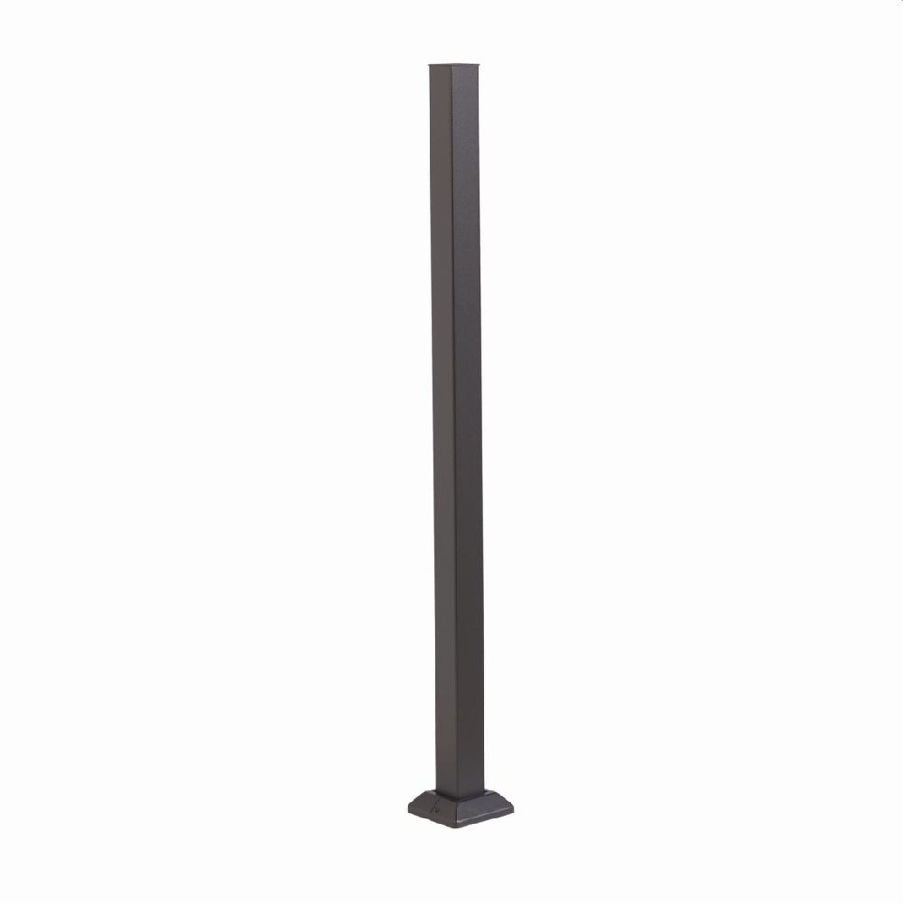 Fortress Building Products Fe26 5.31-in 3-1/4-ft Black Sand Deck Post ...