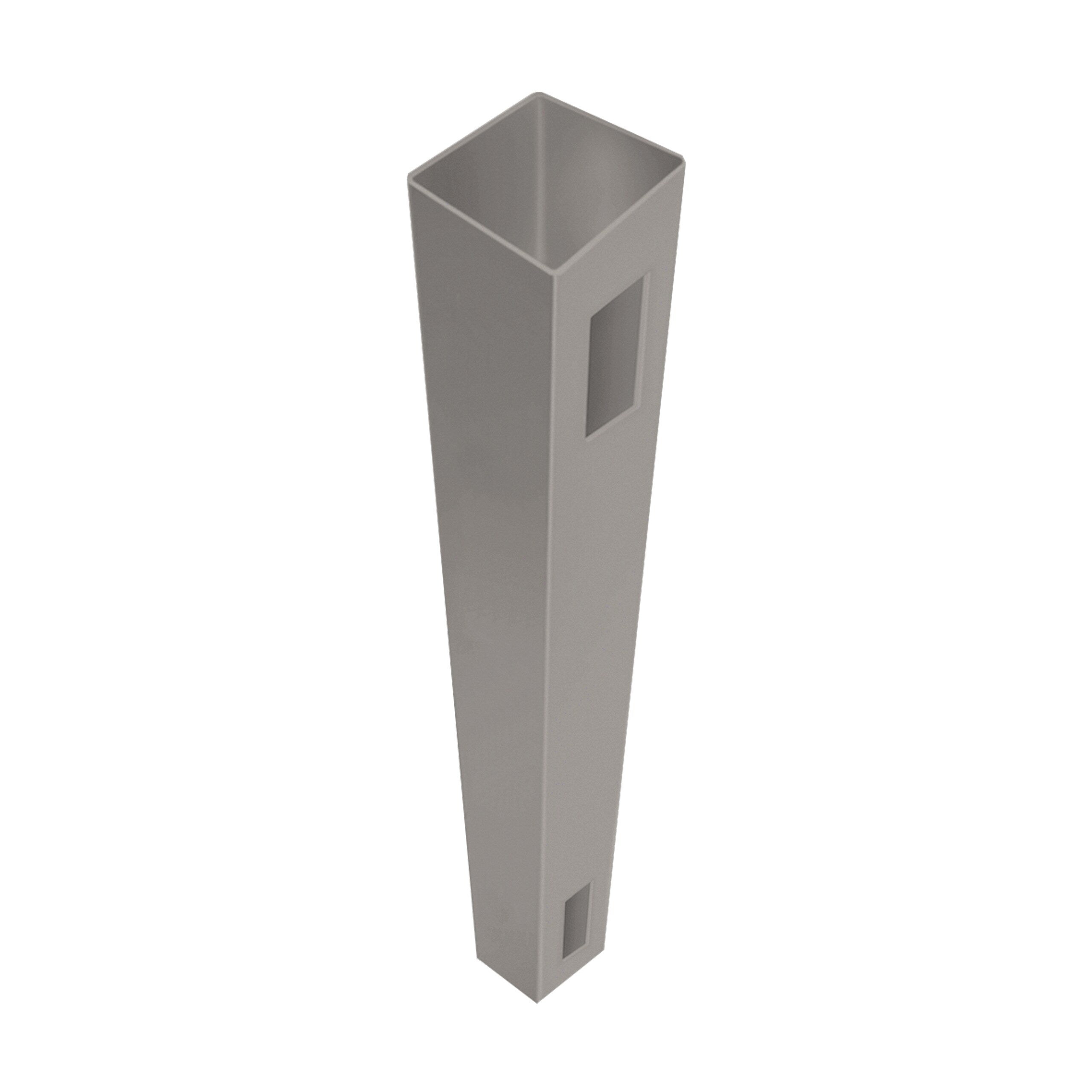 Freedom Post Freedom Newbeck/Barington 9-ft H x 5-in W Gray Vinyl End Fence Post (A ...