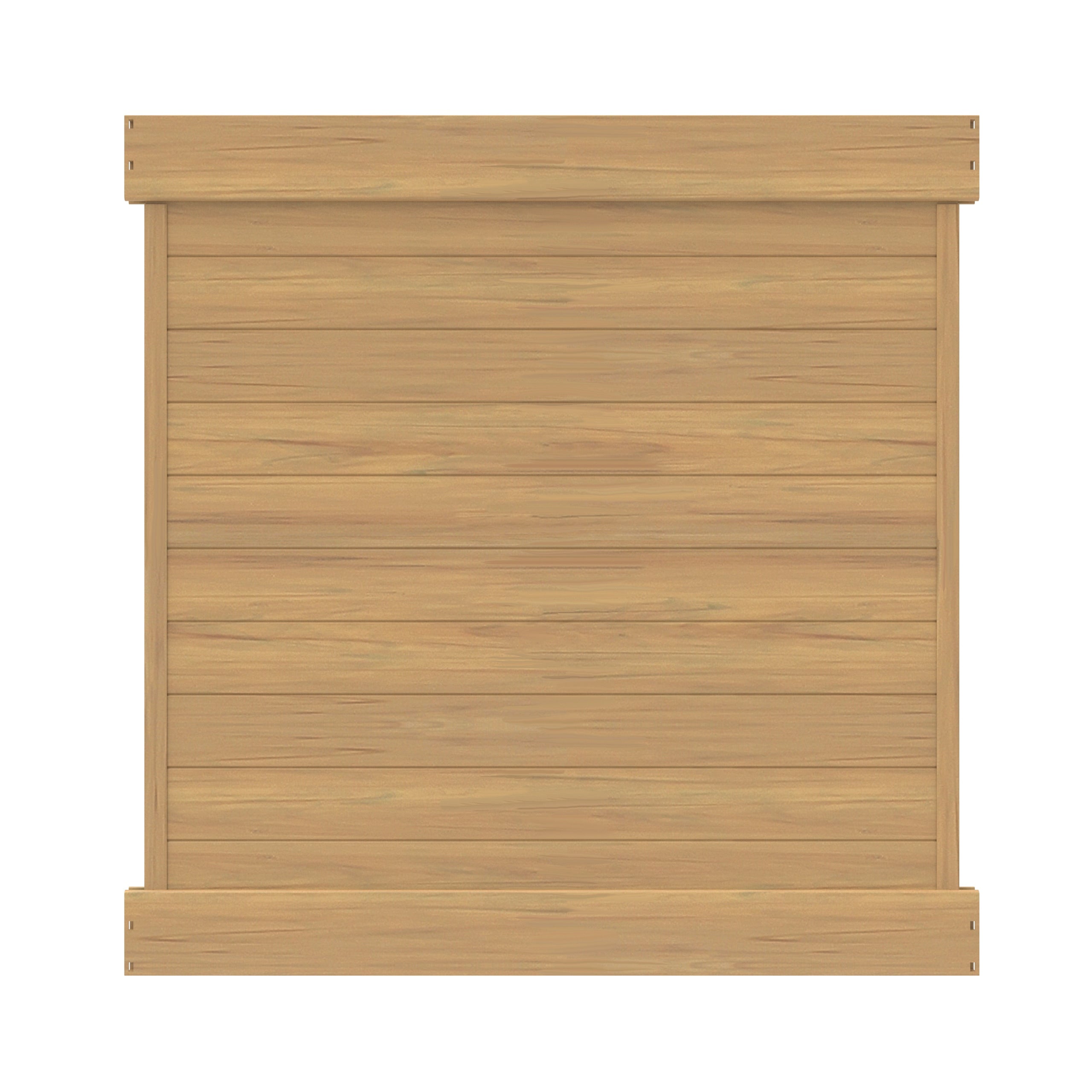 Freedom Newbeck 6-ft H x 6-ft W Cypress Privacy Vinyl Fence Panel (Una ...