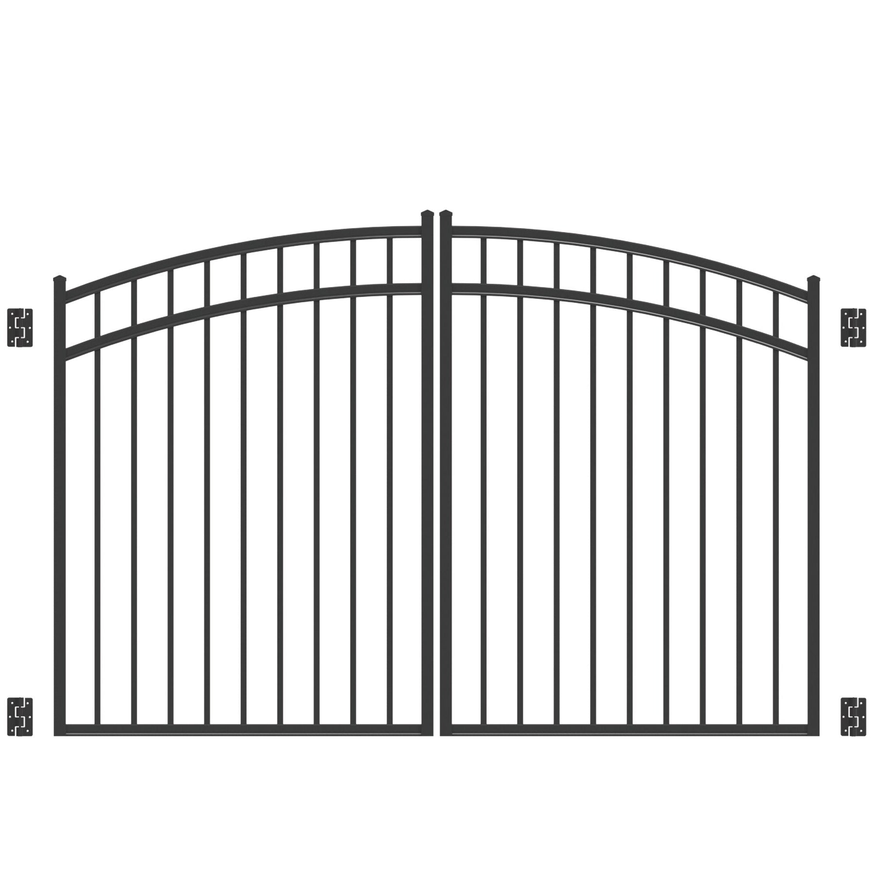 Freedom Gate Freedom 7.75-ft x 4.66-ft Black Aluminum Driveway Gate – PROARB