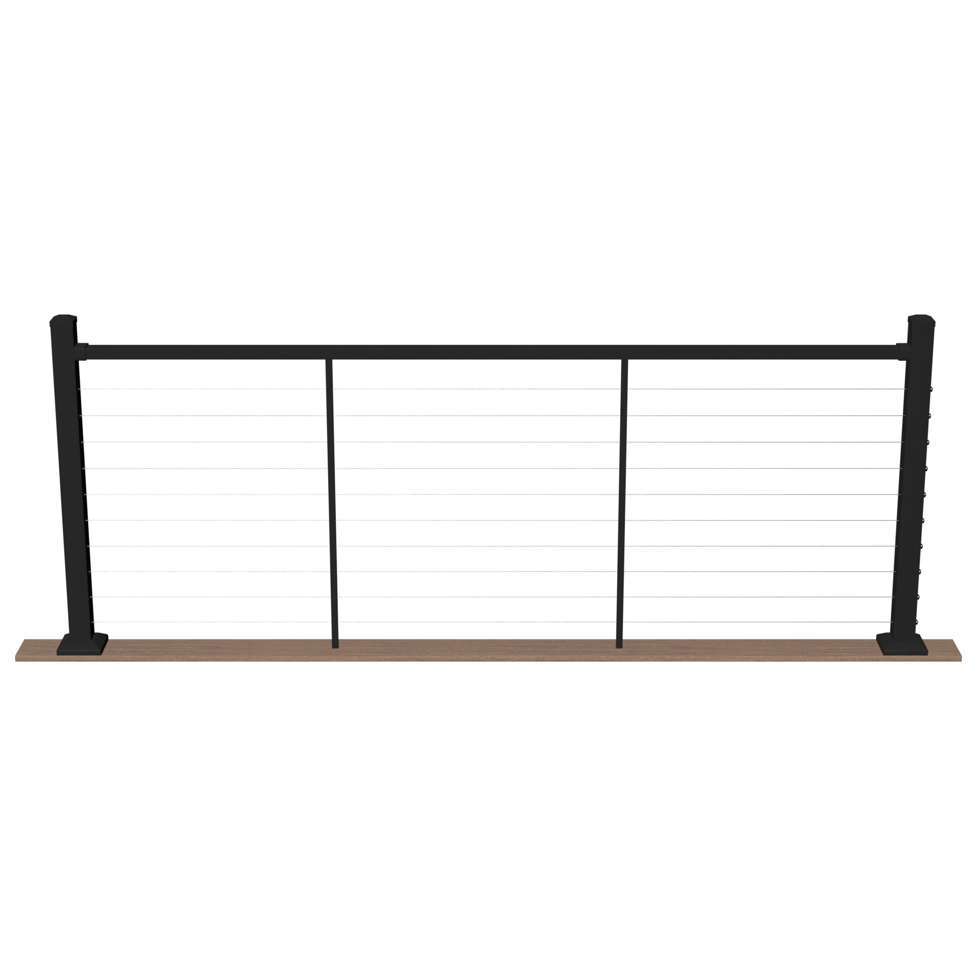 Deckorators Contemporary cable Aluminum Deck Cable Rail Kit – PROARB