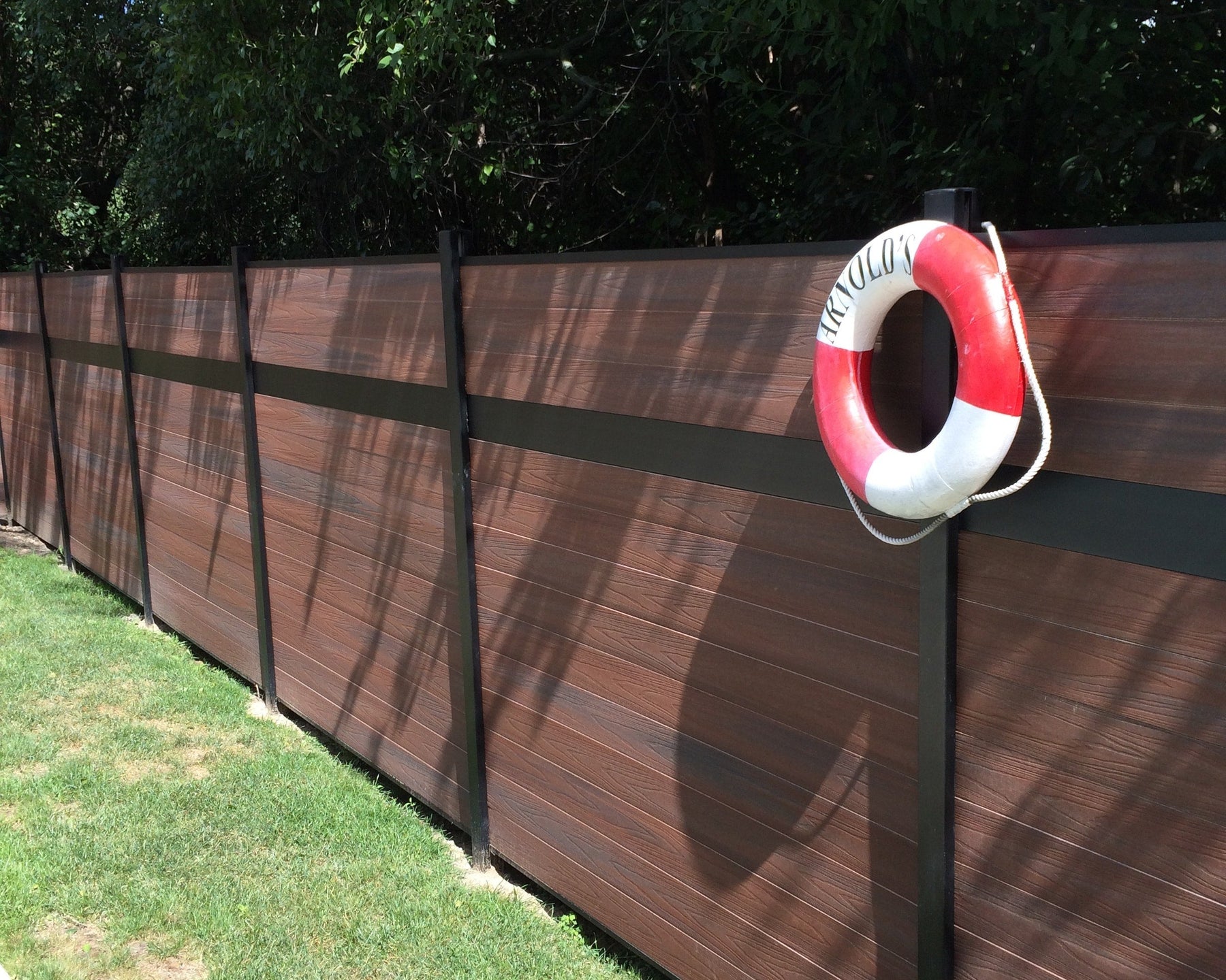 Infinity Fence Infinity Euro 6-ft H Black Composite Fence with Post Cap – PROARB