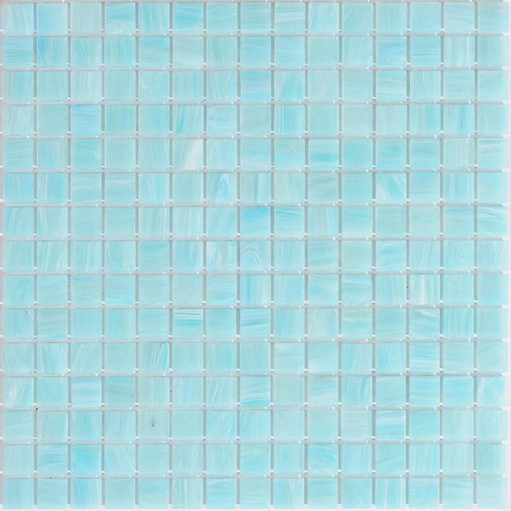 Apollo Tile Celestial Light Opal Green 12-in x 12-in Glossy Glass Unif ...