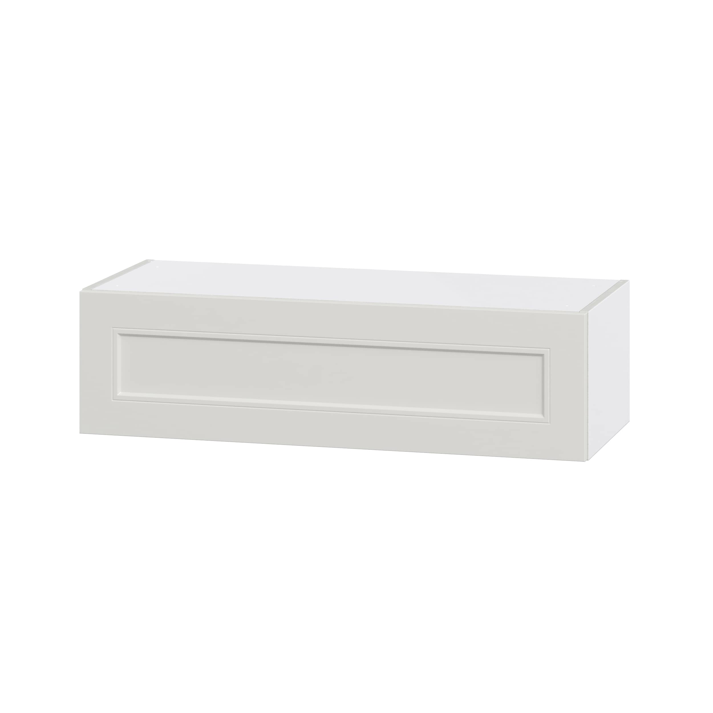 Hugo&Borg Belcourt 36-in W x 10-in H x 14-in D Gray Painted Wall Fully ...