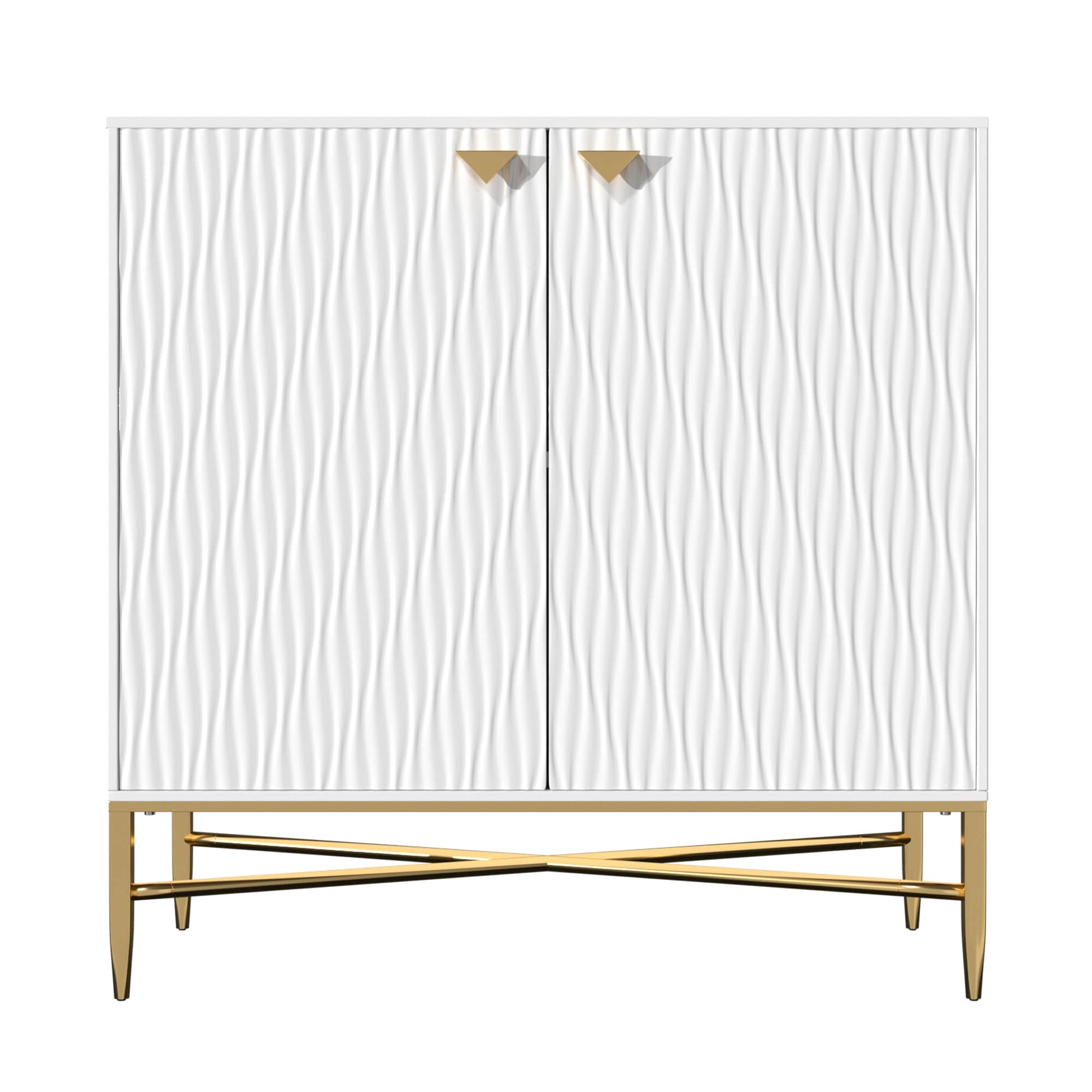 Clihome 15.75-in W x 32.87-in H Mdf White Freestanding Utility Storage ...