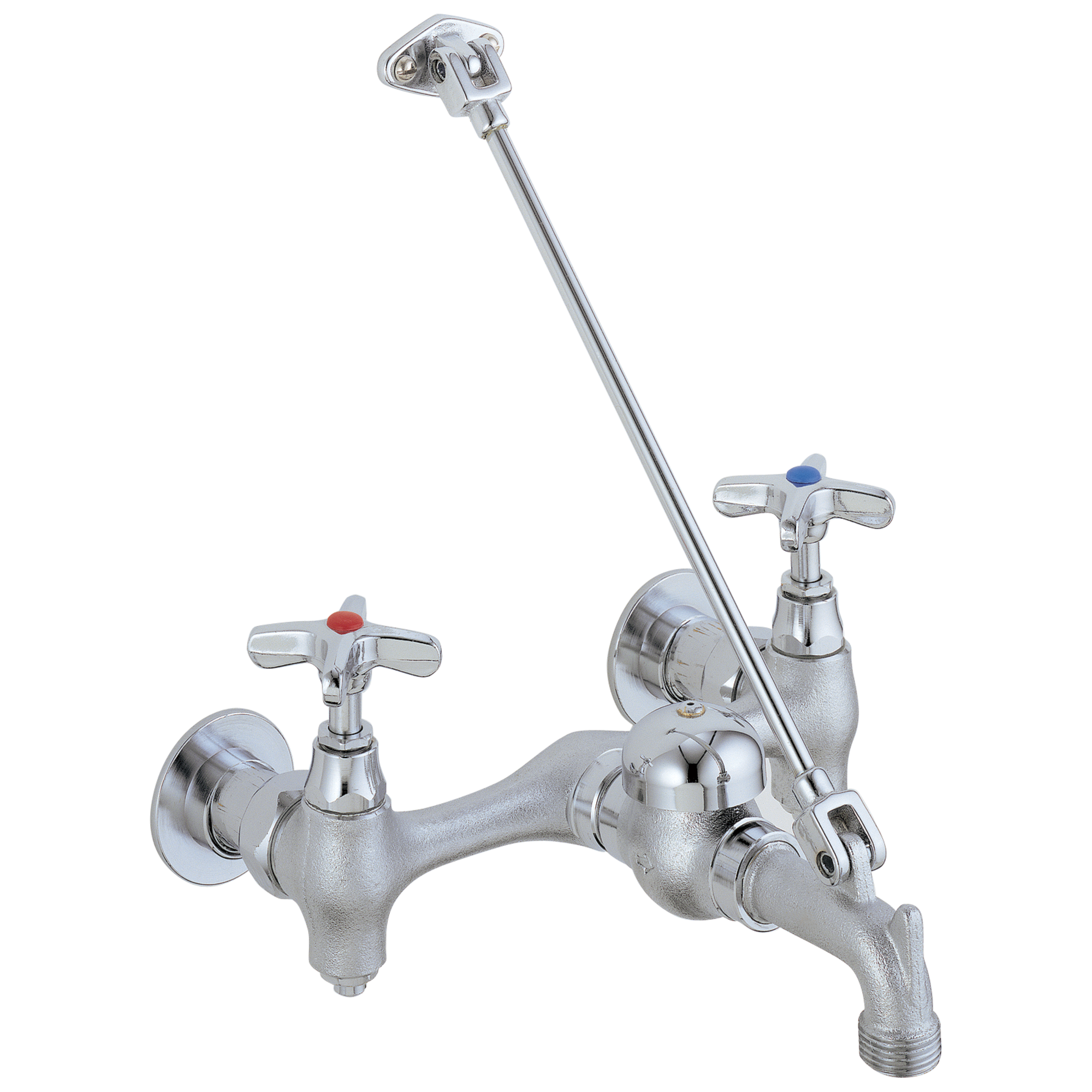 Delta Rough Chrome 2-Handle Wall-Mount Utility Faucet – PROARB