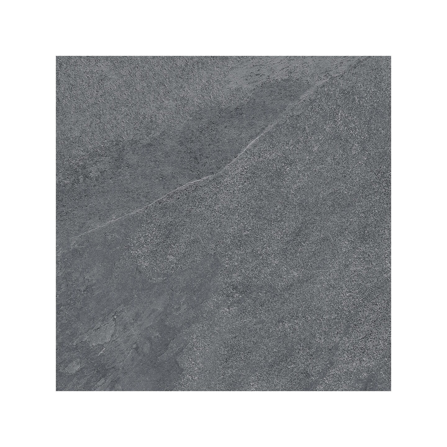 Giorbello (Sample) Coal 6-in x 6-in Matte Porcelain Stone Look Floor a ...