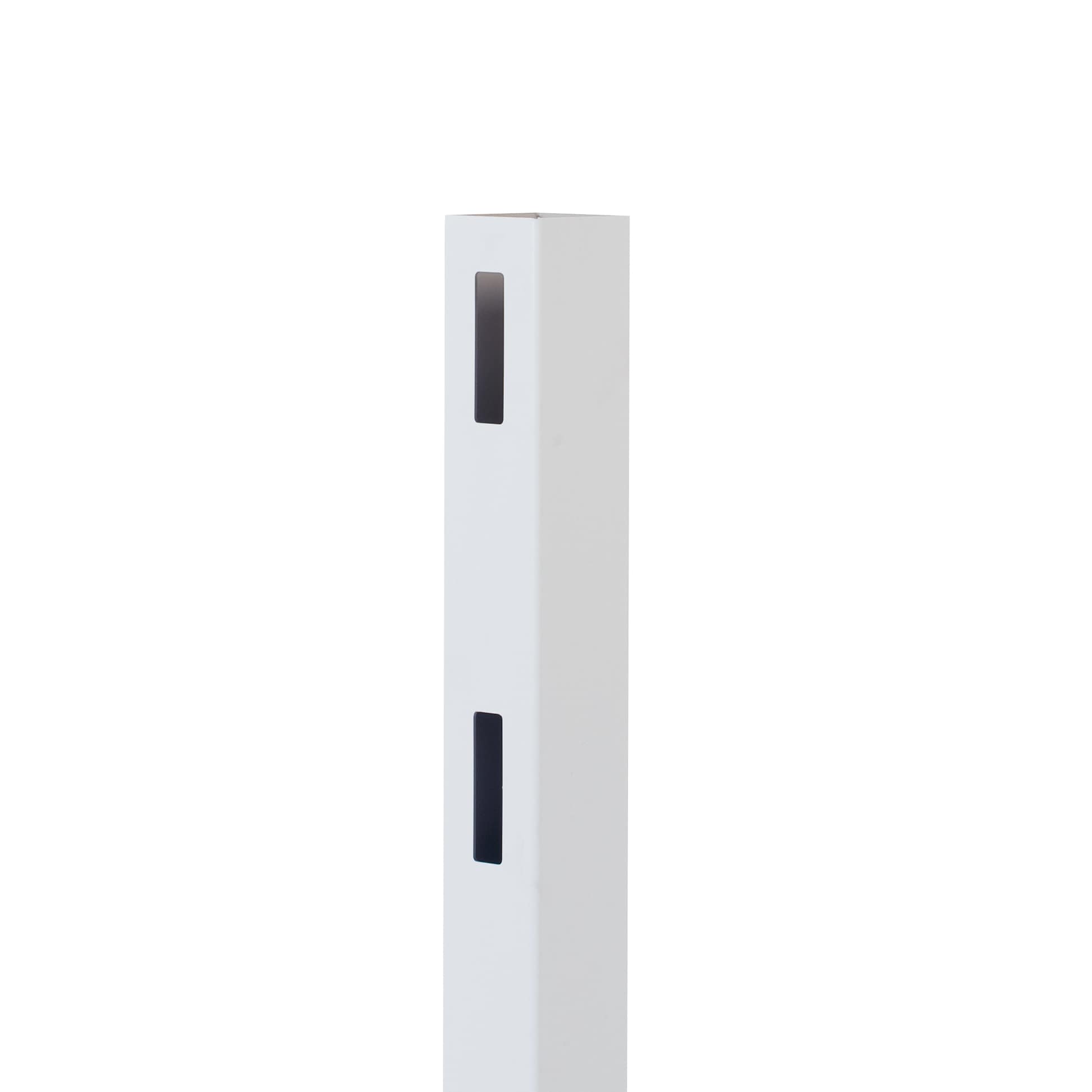 Outdoor Essentials Ranch 2-Rail 5-ft H x 5-in W White Vinyl End Fence ...