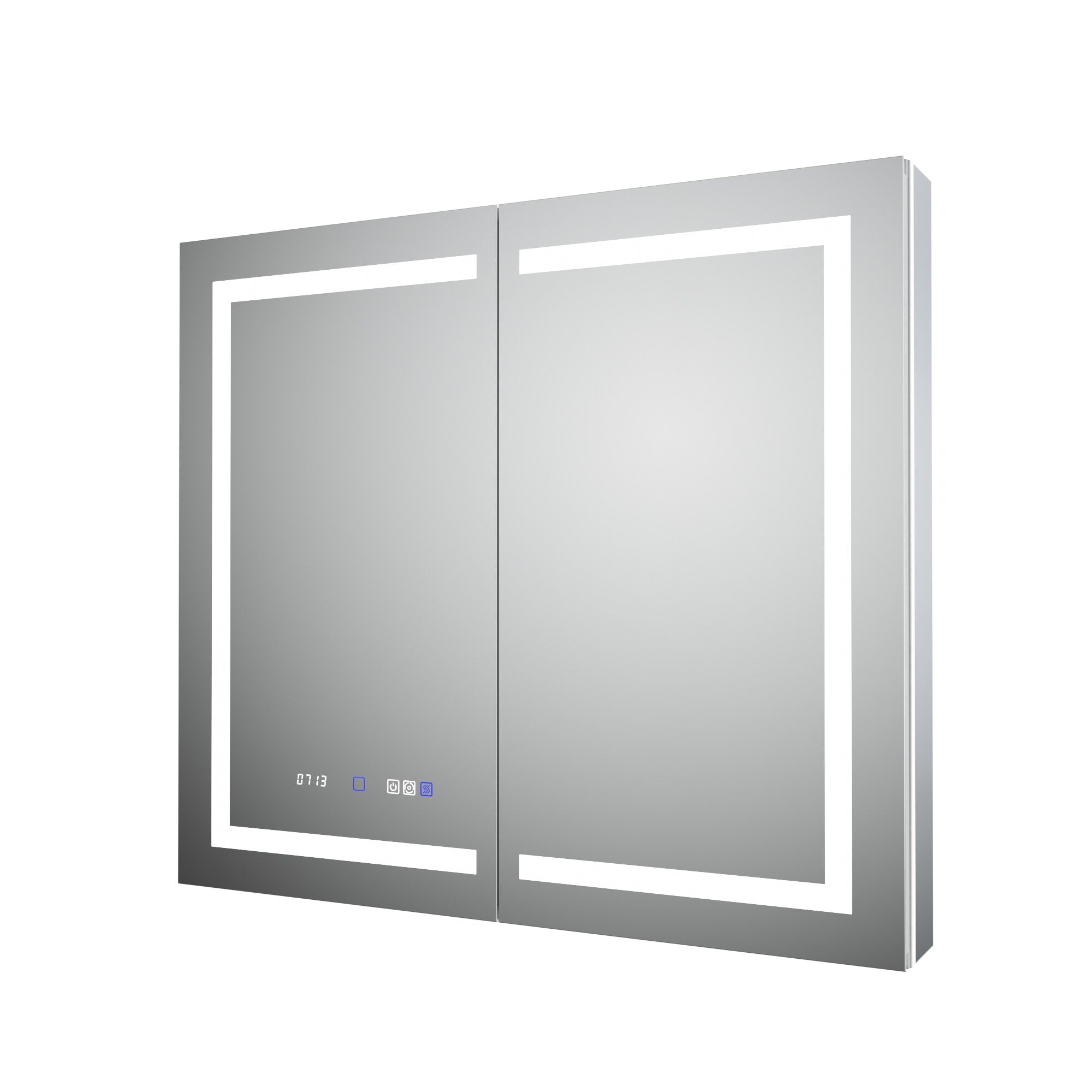 AAZJ EX11 36-in x 36-in Lighted LED Fog Free Surface/Recessed Mount Si ...
