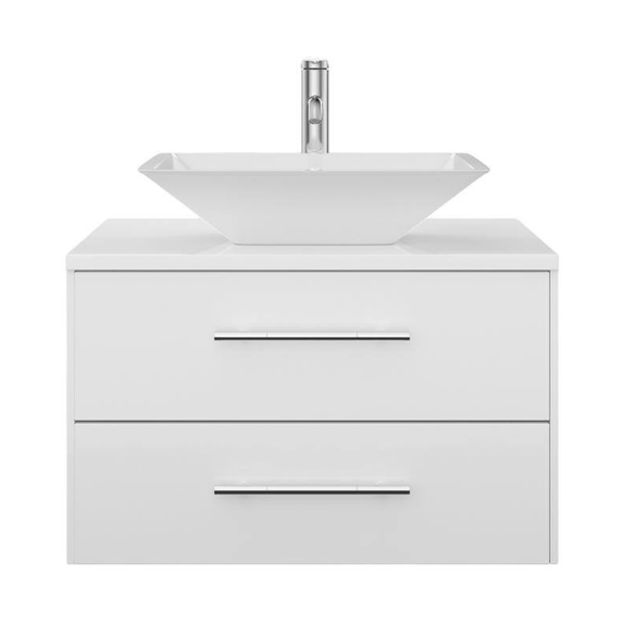 allen + roth Rian 30-in Sea Green Undermount Single Sink Bathroom Vani ...