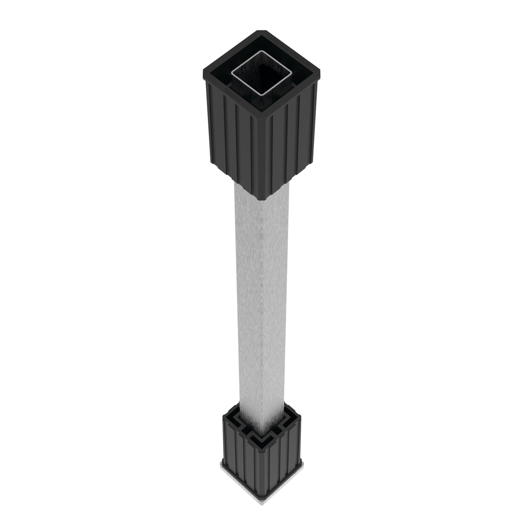 Freedom Post Freedom Camden 4-in x 4-in x 3-ft Silver Composite Deck Post – PROARB