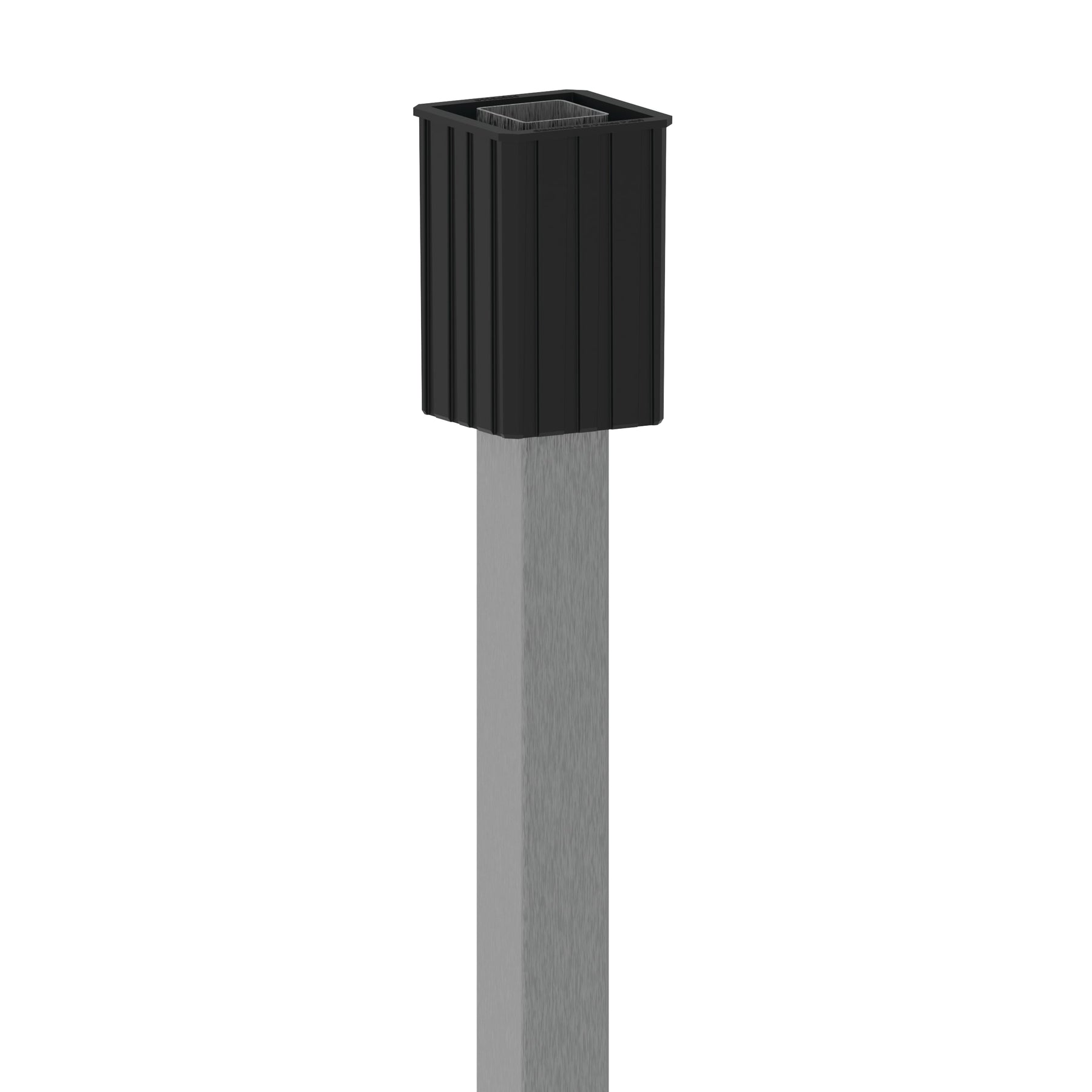 Freedom Post Freedom Camden 4-in x 4-in x 3-ft Silver Composite Deck Post – PROARB