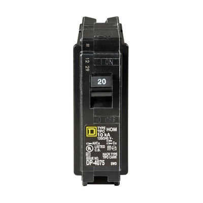 Homeline 20 Amp Single-Pole Circuit Breaker - Super Arbor