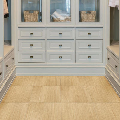 Perfection Floor Tile Classic Wood 6-Piece 20-in x 20-in Cork Luxury Vinyl Tile - Super Arbor