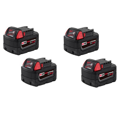 M18 18-Volt Lithium-Ion XC Extended Capacity Battery Pack 5.0Ah (4-Pack) - Super Arbor