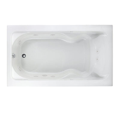Cadet EverClean 72 in . x 42 in. Whirlpool Tub in White - Super Arbor